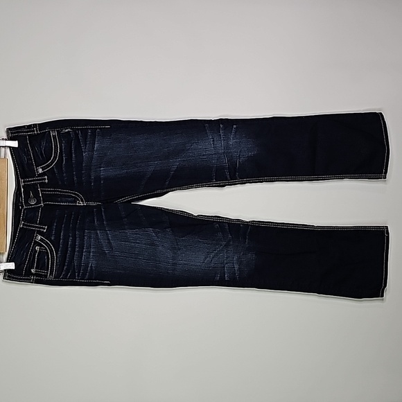 Denim - Silver Suki dark wash 29x33 mid rise boot cut jeans